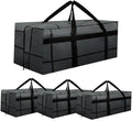 4Pack Extra Large Heavy Duty Moving Bags with Zippers & Reinforced Handles Heavy-Duty Storage Totes – Moving Boxes for Clothes, College Supplies, and Moving – Waterproof & Foldable (Extra Large)