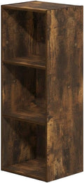 Furnifact Amber Pine Bookcase with Sturdy Wood Construction, Spacious Open Shelves, Modern Design, Durable and Stylish for Home or Office Decor