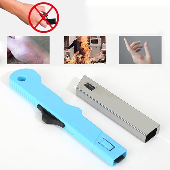 3 Pack Disposable Lighters to Utility Lighter Extension Stick Long Wand Handle Adapter Grill Lighters Converter for Fireplace BBQ Camping Candle Kitchen Stove Campfire Barbecue