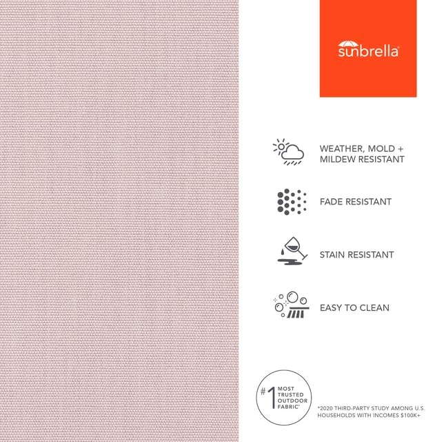 Sunbrella Outdoor Fabric by The Yard | Play Cameo (Solid) | Official Sunbrella Seller | Indoor or Outdoor Upholstery Fabric for Chairs, Cushions, Drapery, Pillows, Furniture