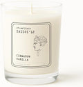 Cinnamon Vanilla Scented Candle, 8oz Jar with Long-Lasting Burn, Giftable, Holidays,Birthdays