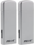 Pilot Electronics CA-8801SZ Flameless Rechargeable Elighter, Silver (Pack of 2)