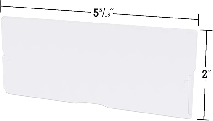 Akro-Mils 40717 Length Dividers for Plastic Storage Hardware and Craft Cabinet Large Drawers, 6 count Clear (Pack of 12)
