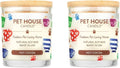 Pet House Pet Odor Candle Plant Based Hot Chocolate Candle Clean Burning, Long Lasting for Home, Hot Cocoa 2 Pack