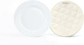 Covermates Keepsakes Quilted Dish Dividers – Set of Padded Plate Protectors for China & Dinnerware Storage, Scratch Protection, Machine Washable, Cream