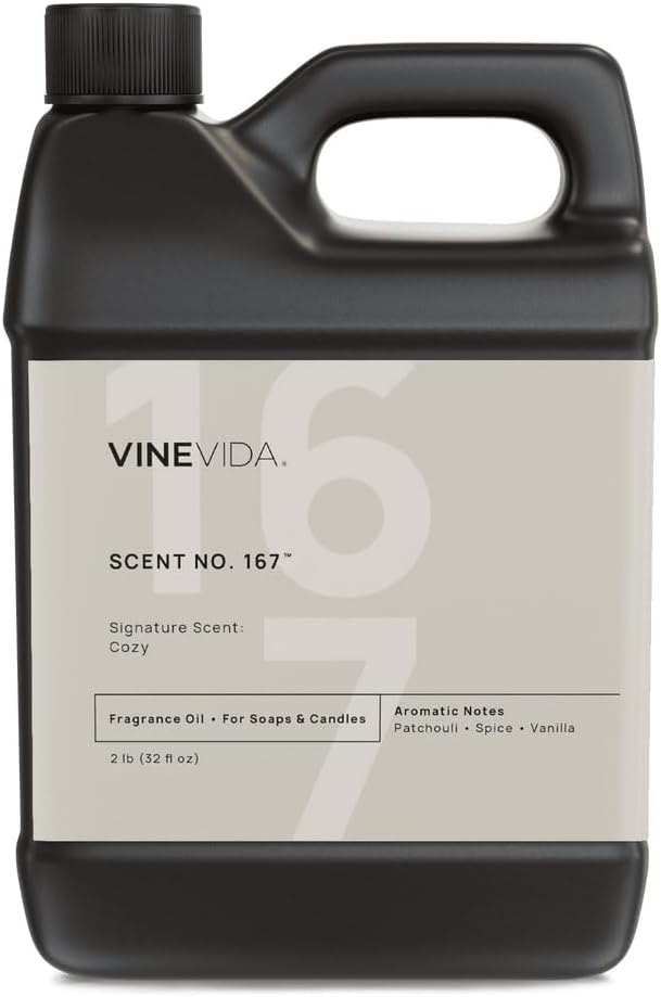 VINEVIDA [32 oz] Cozy; Fragrance Oil for Candle Making and Soap Making - Premium Candle Scents for Soy Candles