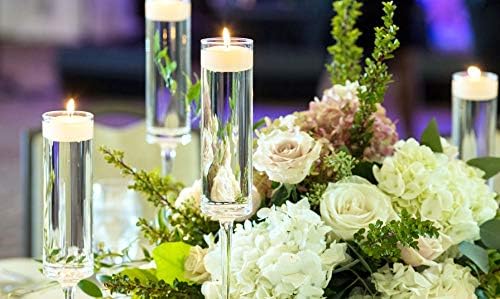 D'light Online Large Set of 72 Off White 3 Inch Floating Candles for Events, Centerpieces at Weddings, Spa, Pool, Home Décor, Cylinder Vases and Holiday Decorations - (Pale Ivory)