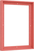 Pixy Canvas Floater Frame 12x48 for 3/4 (0.75) inch Deep Canvas Paintings/Canvas Prints/Wood Canvas Panels/Wall Art/Wall Decor/Home Decor/Artwork (Pastel Red/Pink, 12 x 48 inch, Portrait)