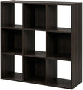 Furnifact Espresso Bookcase with Wooden Construction, Modern Design, Sturdy Support, Versatile Storage Solution for Home and Office