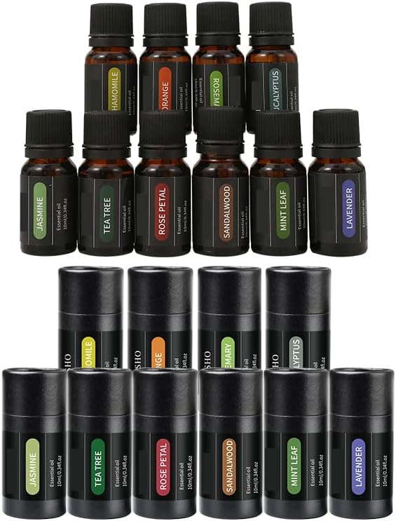 Botanical Aromatherapy Essential Oil, Oily Aromatherapy Essential Oil, Suitable for Diffuser, Massage, Bath, Spa, Skin and Hair Care 0.33oz (RosePetalEssentialOil, 0.33 FlOz (Pack of 1))