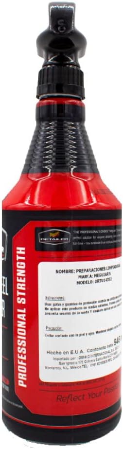 Meguiar's Non Acid Wheel & Tire Cleaner, Drtu14332, 32 oz, 6 Bottles/Case