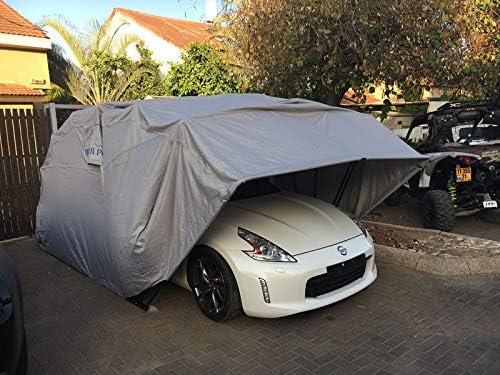 Ikuby Medium Carport,Car Shelter, Car Canopy,Car Garage,Car shed,Car House,Car Park,Foldable,Retractable, Lockable, Durable Shelter