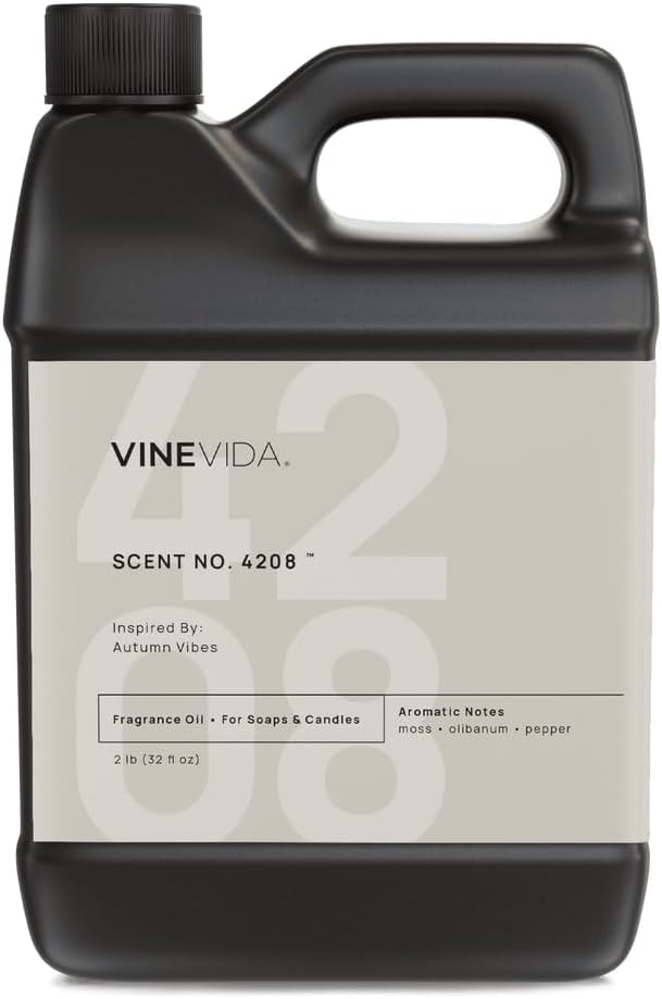 VINEVIDA [32 Oz] Scent NO. 4208 Inspired by Autumn Vibes | Premium Fragrance Oil for Candle Making & Soap Making | Candle Scents for Soy Wax | Scented Oils for Car Freshies & Bath Products