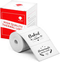 M110 Label Printer Paper, White Self-Adhesive Thermal Paper, Phomemo Label Compatible with M110 M120 M200 M220 M221 M150 M250 M260 M108 M100 Label Printer, 1.96"x1.18" (50x30mm), 230 Labels/Roll
