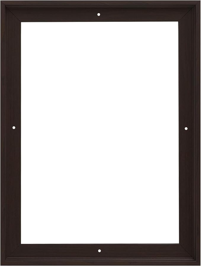 Pixy Canvas 20x24 inch Floater Frames for Canvas Paintings | Floater Frame for Stretched Canvas and Canvas Panels | 1-3/8" Thick for 3/4" Deep Canvas (Dark Walnut, 20 x 24 inch)
