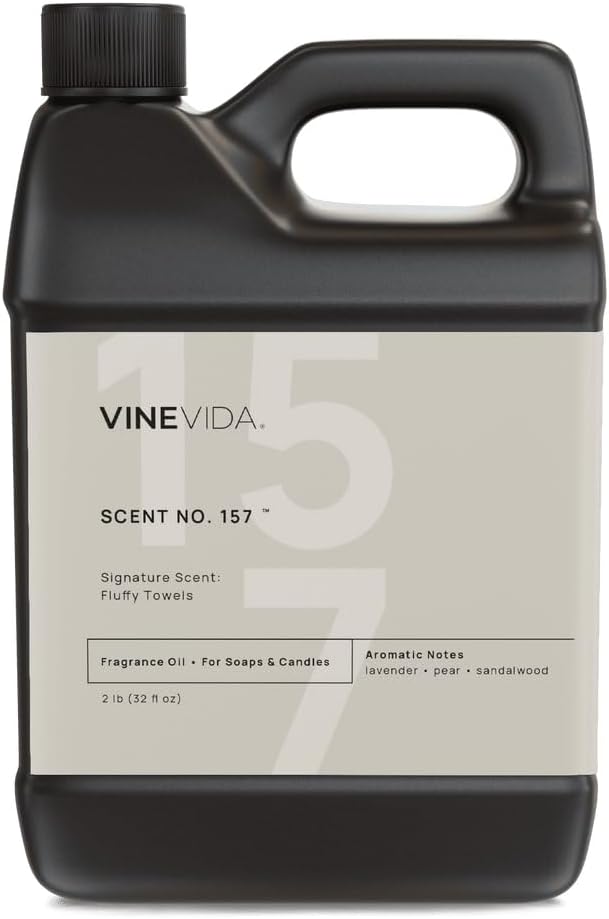 VINEVIDA [32 oz] Fluffy Towels; Fragrance Oil for Candle Making and Soap Making - Premium Candle Scents for Soy Candles