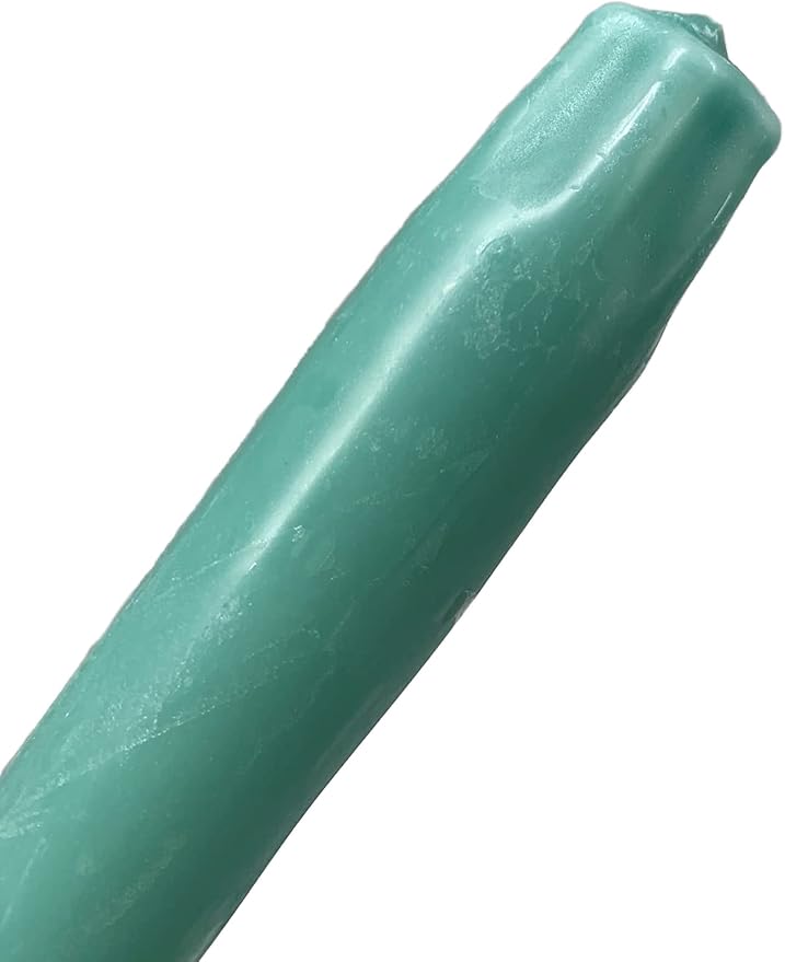 D'light Online Elegant 12" Unscented Seasonal Summer Taper Candles Premium Quality- Hand-Dipped Tapered Candles, Dripless and Smokeless - Set of 12 (12 Inch, Ocean)