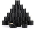 SONVIIBOX 24 Pack 8 oz Candle Tins,All Black Candle tins for Making Candles Bulk,8oz Candle Jars,Tin Jars for Candle Making,Candle Jars (Black, 8OZ)