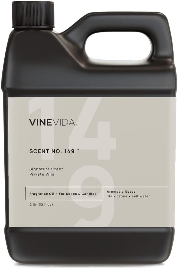 VINEVIDA [32 oz] Private Villa; Fragrance Oil for Candle Making and Soap Making - Premium Candle Scents for Soy Candles