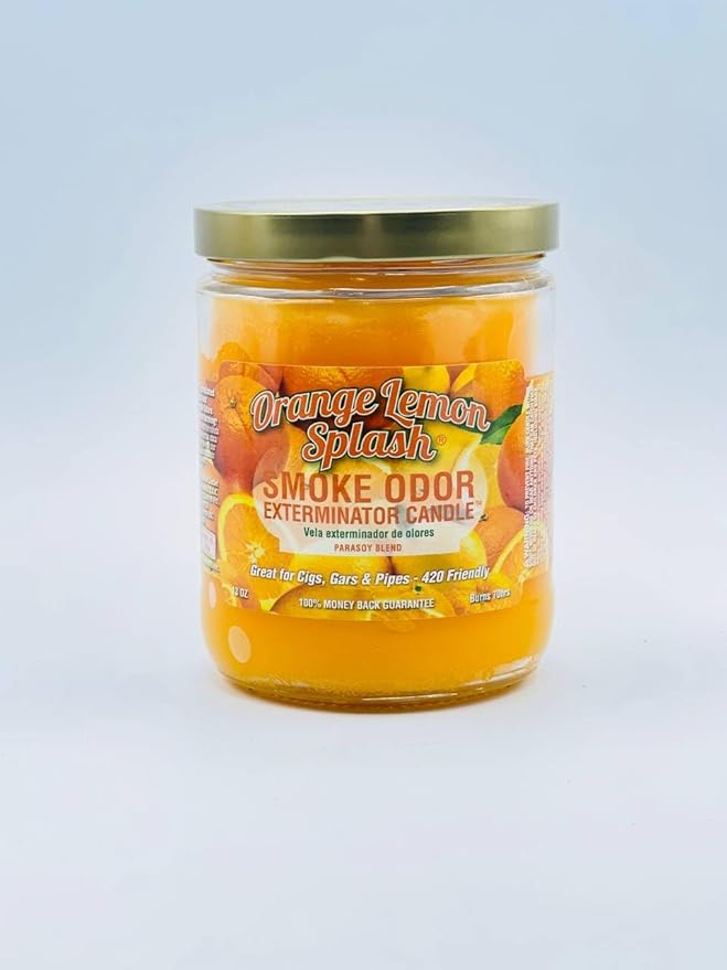 Smoke Odor Exterminator Candle Orange Lemon Splash