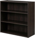 Furnifact Espresso Bookcase with Sturdy Wood Construction, Modern Design, Ideal for Home or Office Storage, Stylish and Durable Shelving Unit