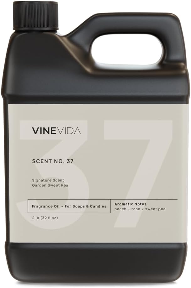 VINEVIDA [32oz] Garden Sweet Pea Fragrance Oil - Made in USA Scents for Candle & Soap Making
