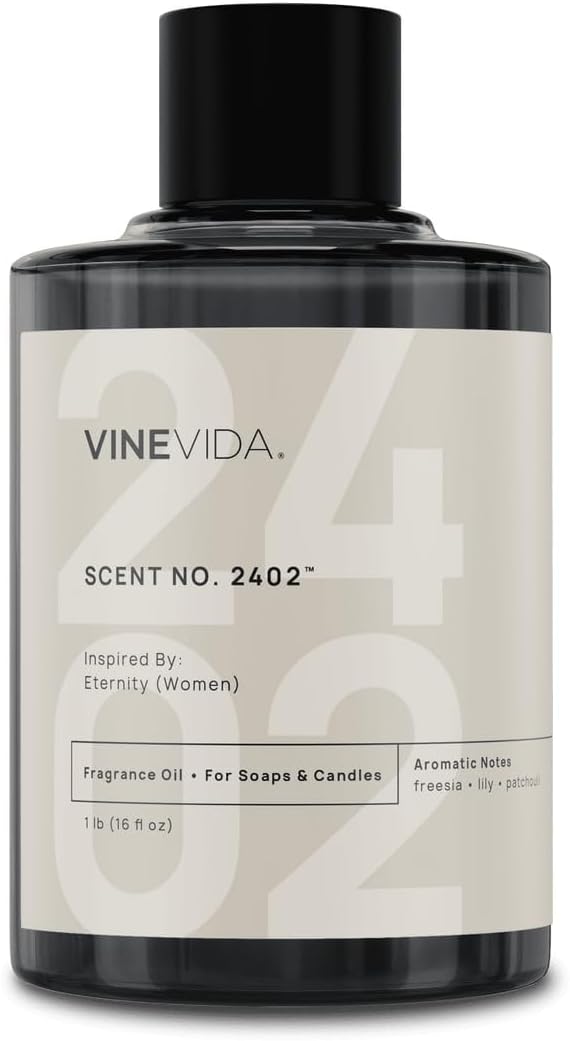 VINEVIDA [16oz] Eternity (Women) Fragrance Oil for Candle Making - Natural Candle Oil Scents - Soap Making Essential Oil - Made in USA