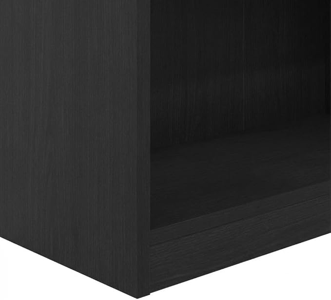 Furnifact Blackwood 5-Tier Shelf Bookcase with Ample Storage, Sturdy Wooden Construction, Modern Rustic Design, Ideal for Living Room or Office Storage