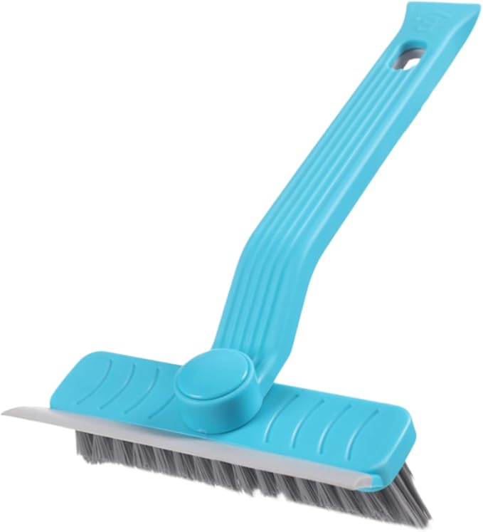 Multi-Function Rotating Crevice Cleaning Brush – No-Dead-Corners Gap Brush with Hard Bristles, Household Cleaning Tool for Kitchen, Bathroom, Windows & Tight Spaces (Blue*1)