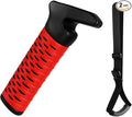 CAidRE Car Door Handle for Elderly, Car Handle Assist Support, Portable Elderly Assistance Mobility Aids for Getting Out of Car, Auto Grab Cane Nylon Strap for Seniors and Handicapped, Red