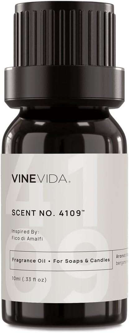 VINEVIDA [10mL] Fico di Amalfi Fragrance Oil for Candle Making - Natural Candle Oil Scents - Soap Making Essential Oil - Made in USA