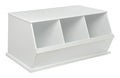 Badger Basket Three-Cubby Storage Unit – Versatile Organizer for Kids' Toys, Books, and Clothes – Durable and Stylish Design
