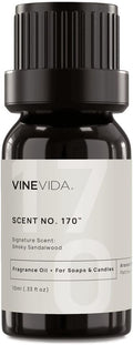 VINEVIDA [10 ml] Smoky Sandalwood; Fragrance Oil for Candle Making and Soap Making - Premium Candle Scents for Soy Candles
