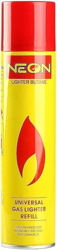 6 Pack - Vezee Fuel Included Handi BBQ Grill Click Flame Long Stem Lighter - Refillable Butane Gas Candle Fireplace Kitchen Stove Wind Resistant, Red