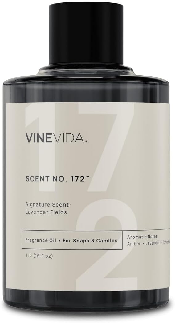 VINEVIDA [16 oz] Lavender Fields; Fragrance Oil for Candle Making and Soap Making - Premium Candle Scents for Soy Candles