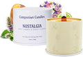 Companion Candles Nostalgia Pet-Friendly Scented Candle – Spicy Amber & Soft Floral Fragrance, Coconut Soy Wax with Wooden Wick, Approx. 50-Hour Burn Time, Made in USA, 11.8 oz