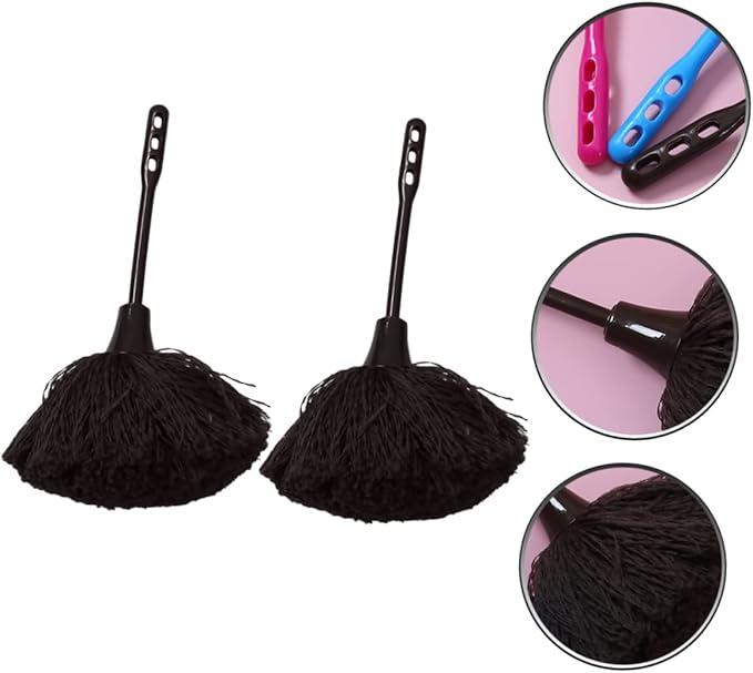 2pcs Household Handheld Duster Reusable Cleaning Tools with Non-Slip Ergonomic Handle for Home Car Office and Kitchen
