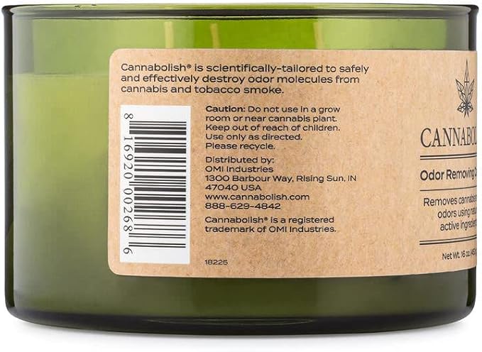 Cannabolish Odor Removing 3-Wick Candle, 16 oz