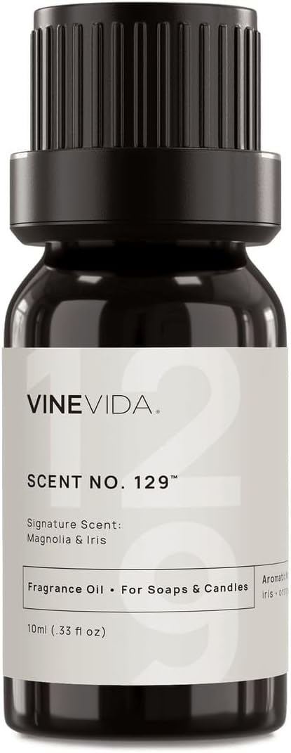 VINEVIDA [10 ml] Magnolia & Iris; Fragrance Oil for Candle Making and Soap Making - Premium Candle Scents for Soy Candles