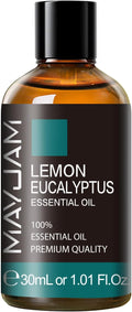 MAYJAM Lemon Eucalyptus Essential Oil 30ML - 1.01FL.OZ Pure Lemon Eucalyptus Oil for Soap Candle Making - Essential Oils for Diffusers for Home