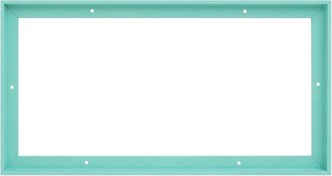 Pixy Canvas Floater Frame 9x27 for 3/4 (0.75) inch Deep Canvas Paintings/Canvas Prints/Wood Canvas Panels/Wall Art/Wall Decor/Home Decor/Artwork (Lucite Green, 9 x 27 inch, Landscape)