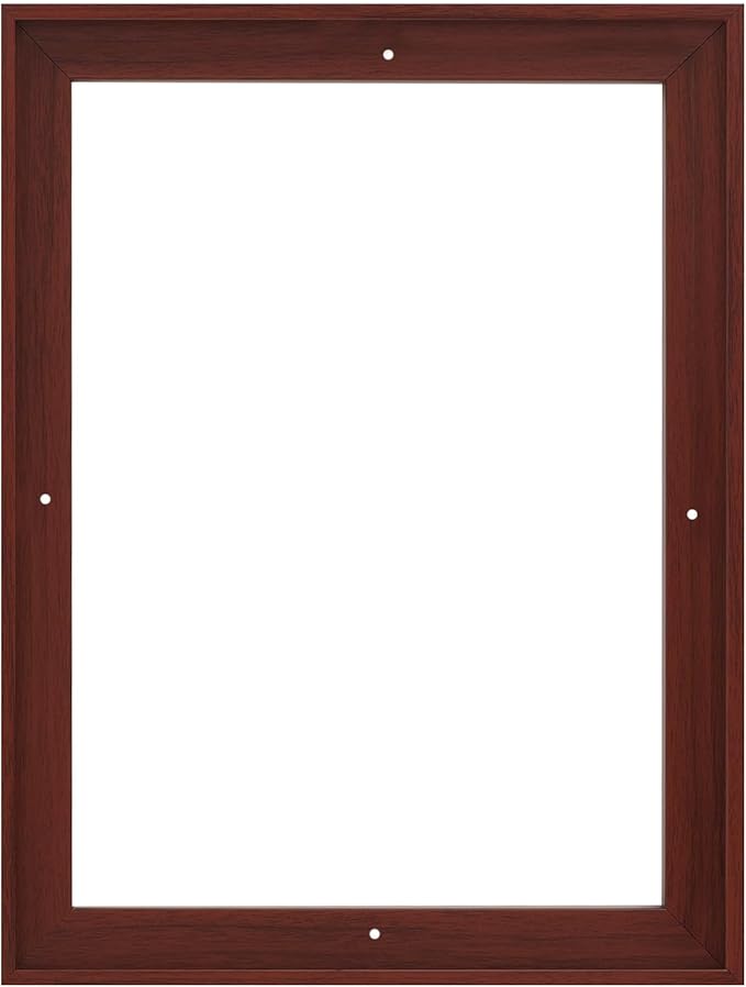 Pixy Canvas Floater Frame 16x18 for 1-1/2 (1.5) inch Deep Canvas Paintings/Canvas Prints/Wood Canvas Panels/Wall Art/Wall Decor/Home Decor/Artwork (Red Cherry, 16 x 18 inch, Portrait)