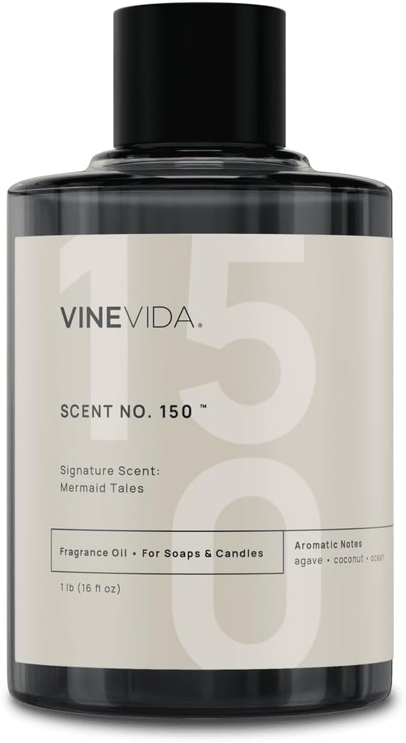VINEVIDA [16 oz] Mermaid Tales; Fragrance Oil for Candle Making and Soap Making - Premium Candle Scents for Soy Candles