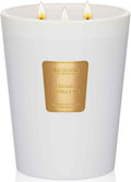M&SENSE Creamy Vanilla Soy Large Candles, 3-Wick 35oz 150H Long Lasting, Aromatherapy Candle for Bedroom Stress Relief New Year Home Refresh