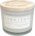 Sand + Fog Scented Candle - Winter Pine – Additional Scents and Sizes – 100% Cotton Lead-Free Wick - Luxury Air Freshening Jar Candles - Perfect Home Decor – 12oz - Holiday Scents