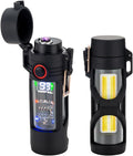 KALIMO Plasma Arc Lighter with LED Flashlight, Dual Arc Windproof Flameless Lighter, IP65-Rated Water-Resistant, USB-C Rechargeable, Portable for Camping, Hiking, BBQ and Outdoors