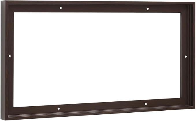 PIXY CANVAS Floater Frame 12x36 for 3/4 (0.75) inch Deep Canvas Paintings/Canvas Prints/Wood Canvas Panels/Wall Art/Wall Decor/Home Decor/Artwork (Dark Walnut, 12 x 36 inch, Landscape)