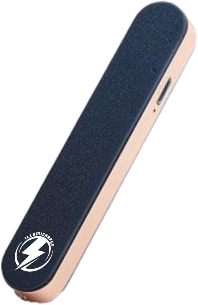 Slide Electric Lighter - Rechargeable Small Sized Rose Gold & Matte Black, Minimalist & Concealable, Flameless & Windproof, for Women & Men Stocking Stuffer