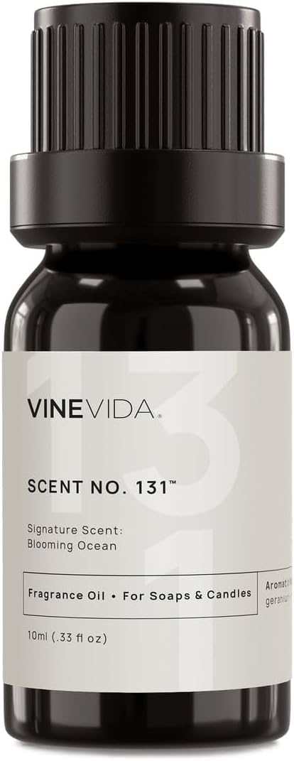 VINEVIDA [10 ml] Blooming Ocean; Fragrance Oil for Candle Making and Soap Making - Premium Candle Scents for Soy Candles