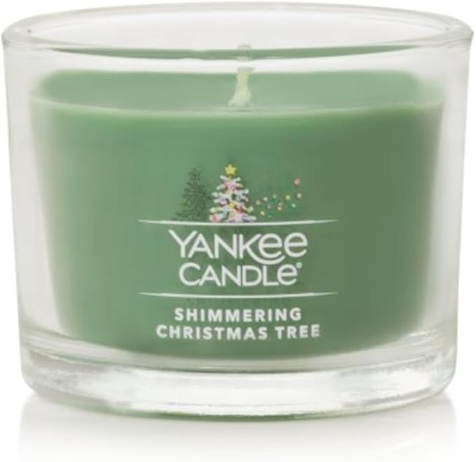 Yankee Candle Minis Jar, Shimmering Christmas Tree, 1.3 OZ (Pack of 12)
